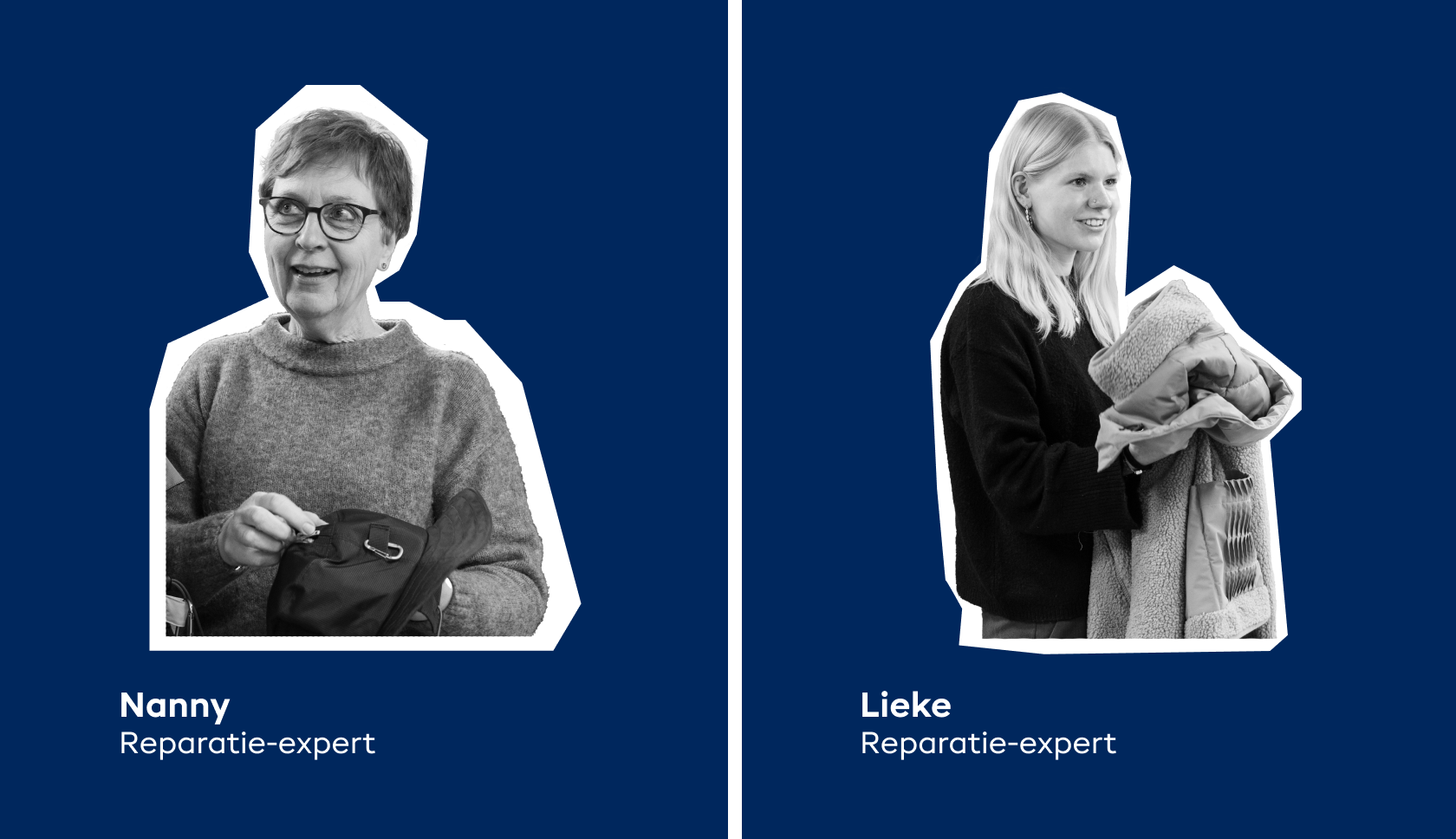 Een tas wordt met de hand gemaakt 