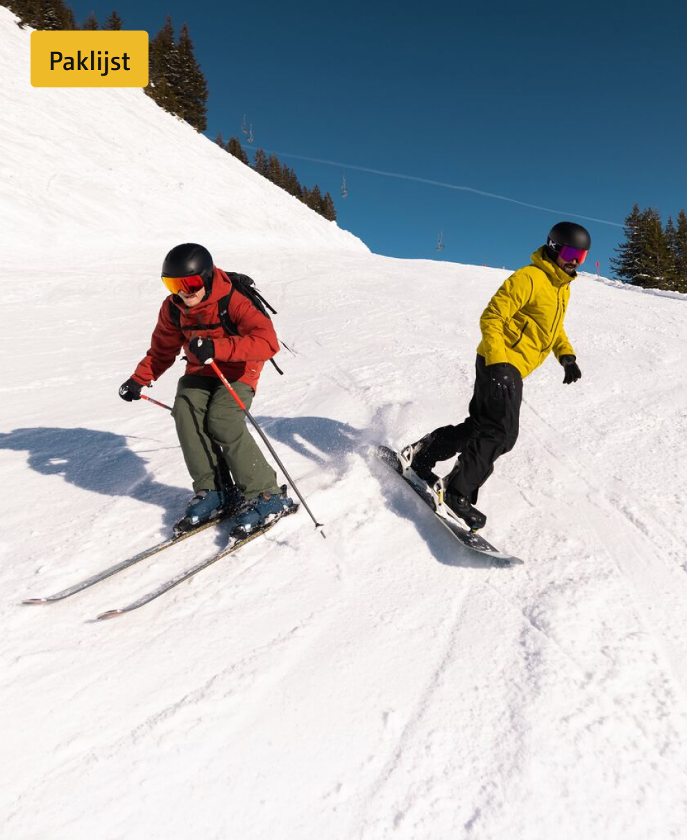 Paklijst wintersport