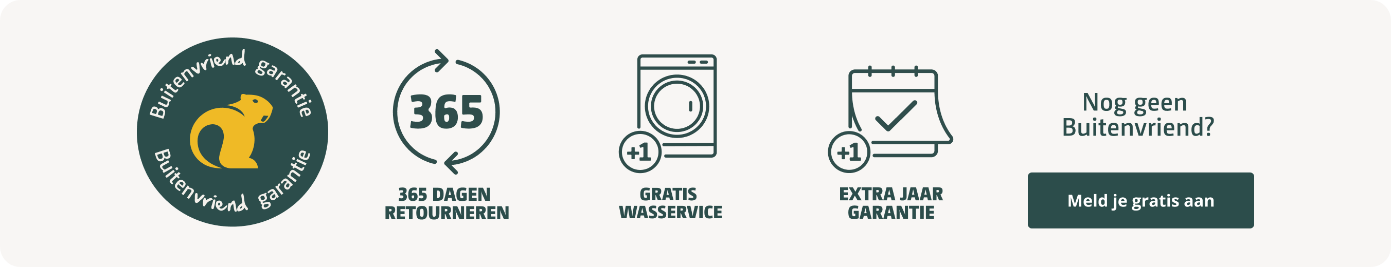 Buitenvriend garantie